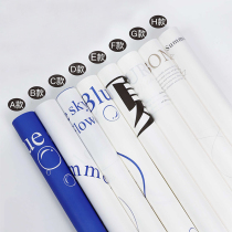 Flower packaging Kraft paper simple Net red Klein blue hello summer flower Flower Flower Flower flower bouquet material