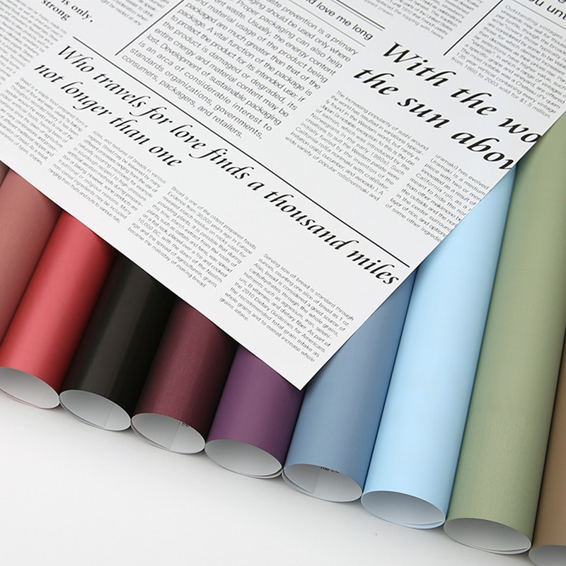 Fashion Flowers Wrappers White Snow Princess Bicolor English Bull Magic King Oya Paper Percentily Waterproof Florist supplies