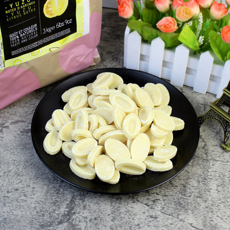 Valrhona Inspiration Series Yuzu Chocolate Products 500g French Small Pack for Home Baking White Chocolate Valrhona Inspiration Series Yuzu Chocolate Products 500g French Small Pack for Home Baking White Chocolate
