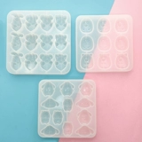 Кристаллические капли капель подвеска Da fei corporal puding dog dog -плесень избрасывание пирог с сахарной гипсовой силиконовой плесенью сахар