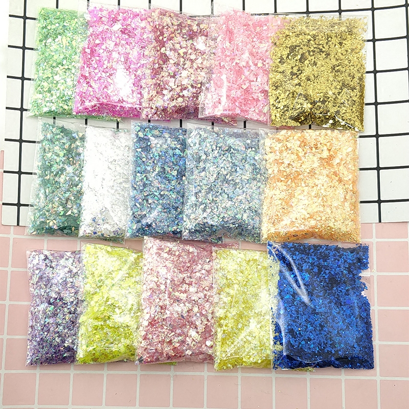 Crystal glue crystal mud Ashtray Mobile Phone Protective Shell DIY Making stuffed pink shells Paper Shreddy Candy Wrappers 20 gr