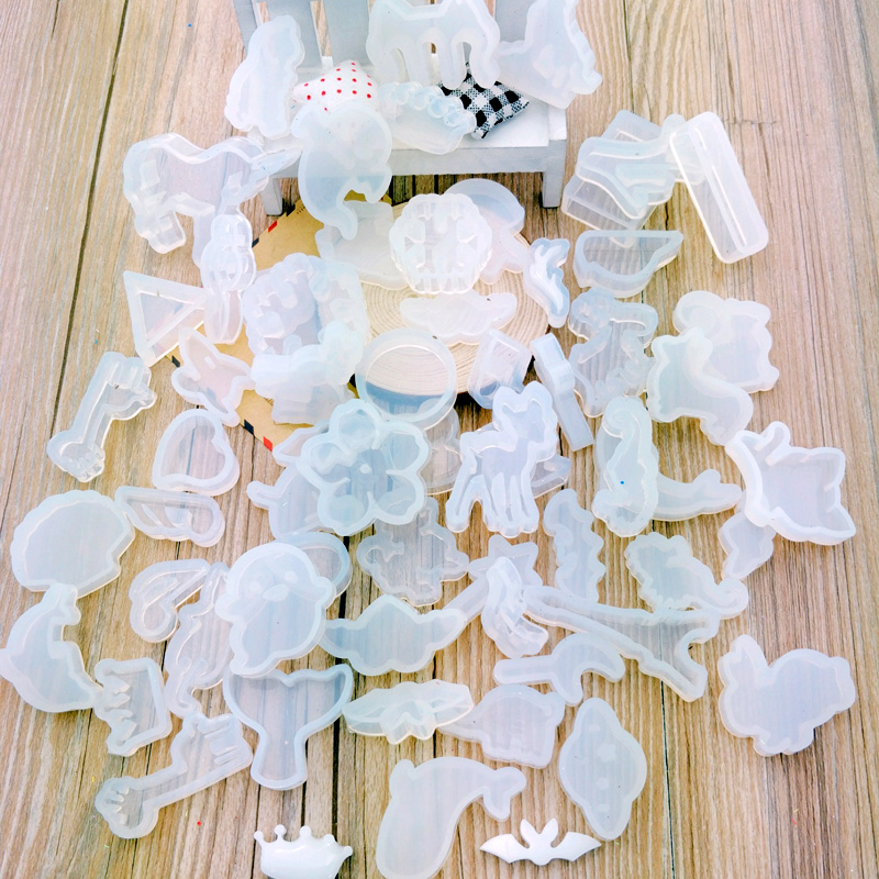 Crystal gel DIY handmade accessories making mold large all pendant earrings small animal silicone grinding mold collection