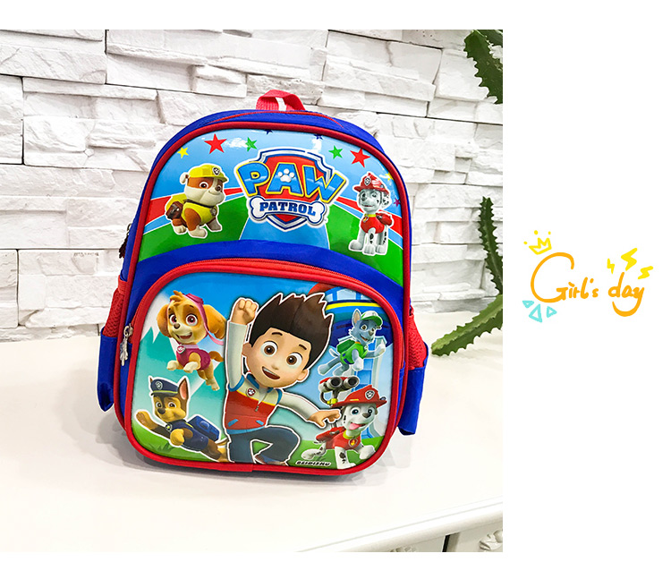 Wang Wang mẫu giáo túi 3-4-6 tuổi lớp nhỏ trẻ em nam và nữ hoạt hình ba lô balo đi học nữ cấp 2