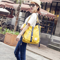 Canvas Republic of the Republic Canvas Bag Single Shoulder Shoulder Bag Multi-purpose Japanese and Korean Leisure Simple Art Spring and Summer New