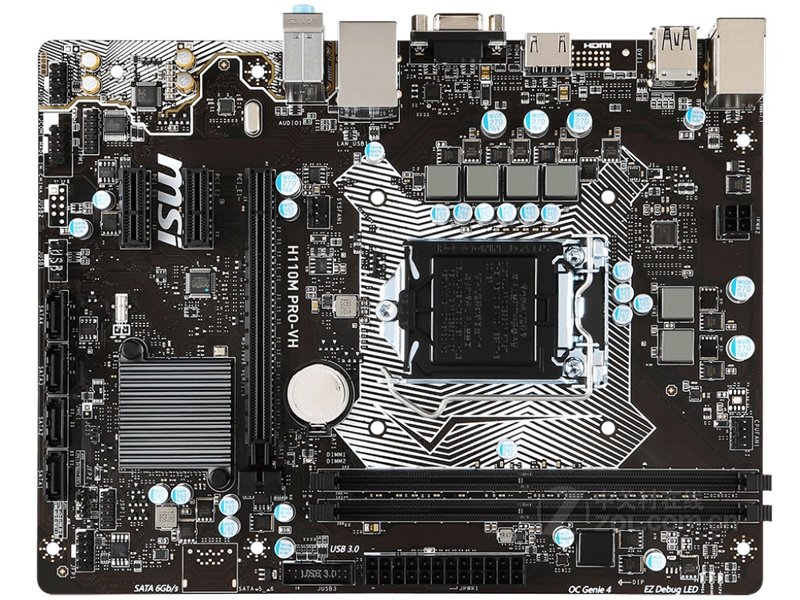 Msi H110M Pro-Vd B150 B250 B360 H310M 1151-Pin Desktop Computer Motherboard