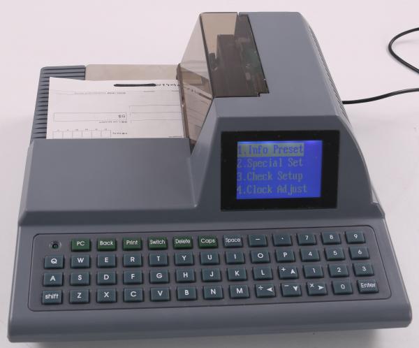 English cheque printing Malay Philippines Hong Kong Checkwriter header amount cheque typewriter ribbon