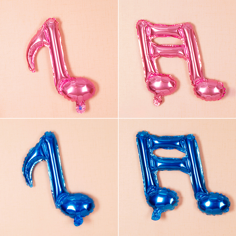 Baby Full Moon 100 Days Decoration Children's Birthday Party Concert Wedding Celebration Wedding Arrangement Notes Aluminum Film Balloons