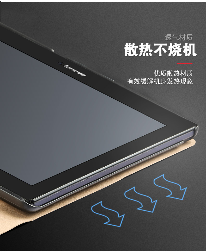 Lenovo lenovo tab2 A10-70F bảo vệ tay 10,1 tab3 10plus bao da bảo vệ TB-X103F lớp vỏ bên ngoài trường hợp tablet X70FX30F - Phụ kiện máy tính bảng ốp ipad air 4