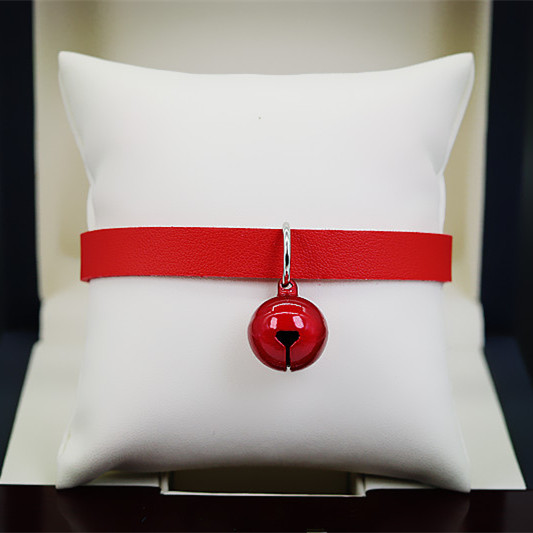 Korean velvet rope Japanese cat uncle with big bell cat cat dog rabbit rabbit collar small dog