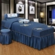 lớp mỹ phẩm Tencel denim bedspread thẩm mỹ viện tùy chỉnh thêu đầu bán kính hình thang massage Body bedspread - Trang bị tấm