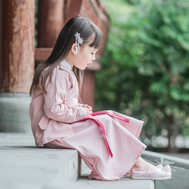 Child Hanfu Autumn Clothing Girl Suit China Wind Child Clothing Boy Don Dress Superfairy Guru Modified Ancient Dress