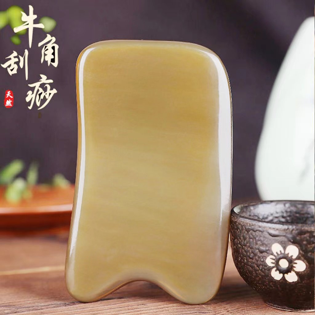 Natural Horn Scraping Board Full Body Universal Shoulder Neck Special Beauty Salon Back Scraping Massage Cervical Spine Thever Home-Taobao