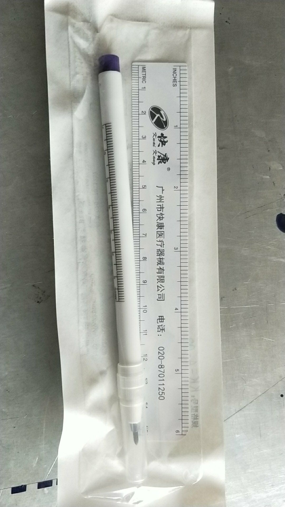 Medical note pen in the Skin Remember Pen Scripen pen packing with ruler Surgical marker pen