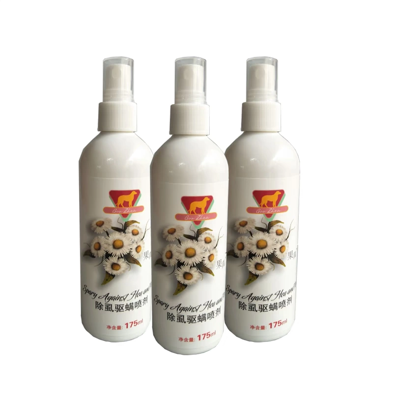 Pet pet thực sự loại bỏ gián gián phun chó trong ống nghiệm để ve nhảy gián rõ ràng da mèo giảm 175ML - Cat / Dog Medical Supplies kim tiêm cho chó