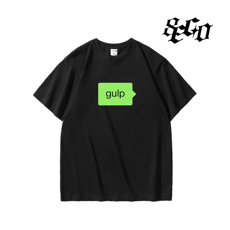 8Ego Cup Cake Sister Gulp Word Short-Sleeve T-Shirt Unisex Fun Print Heavy Cotton Top Summer