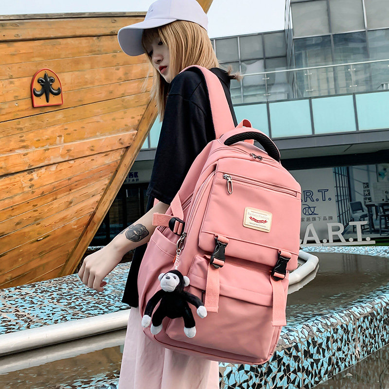 School bag female Korean version Harajuku ulzzang large capacity high school female junior high school students middle school students bao ins wind elementary school students