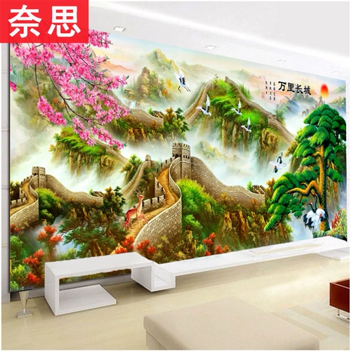 Wanli Great Wall Cross Emllemery 2023 Новая вышивка Yingke Pine Wir
