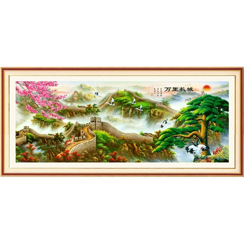 Wanli Great Wall Cross Emllemery 2023 Новая вышивка Yingke Pine Wir