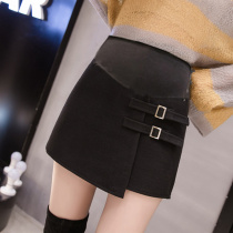 Pregnant women shorts autumn and winter 2021 new fashion wear tide mother skirt belly bottom pants culottes autumn wear