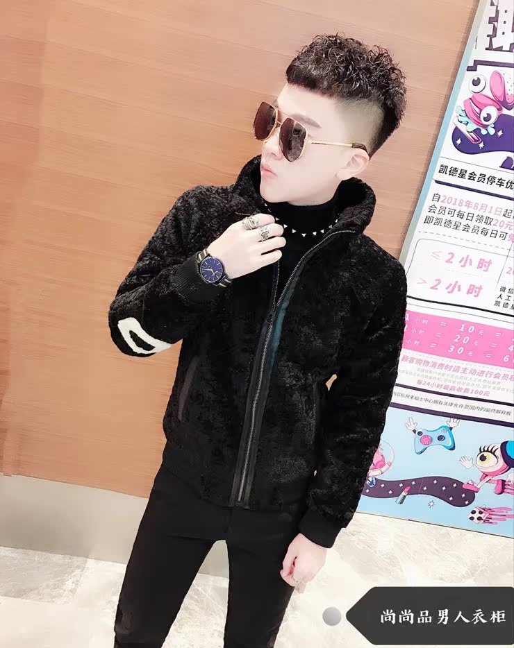 Áo khoác lông nam một mùa 2018 áo khoác da đẹp trai phiên bản Hàn Quốc cá tính lưng dày da ngắn mẫu áo khoác nam đẹp 2021