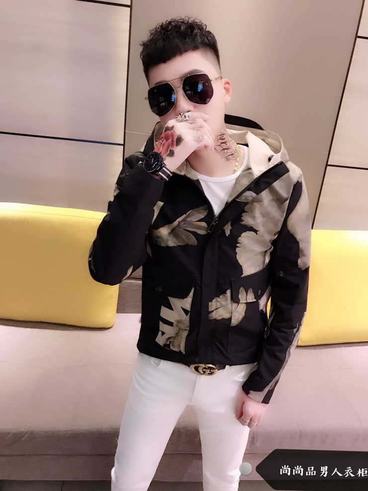 Áo sơ mi nam màu sắc nam 2019 thu đông mới phiên bản Hàn Quốc của xu hướng tự tu dưỡng áo khoác nam giản dị - Áo khoác đôi áo khoác nam hàng hiệu