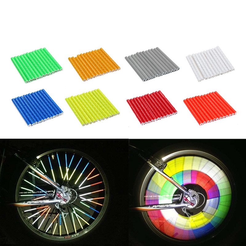 Colorful Bike Spokes Reflective Bar Mountaineering Car Trim Car Bar Reflective Kbar Dead Fly Bike Reflective Stick