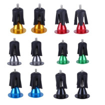 Dead fly mountain bike aluminum alloy CNC plug plug sleeve plug handlebar plug Anode color expansion plug