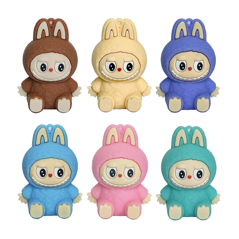Soft Rubber Plush Cake Decoration Figurines Cartoon Toys Plush Birthday Baking Dessert Cupcake Decorations