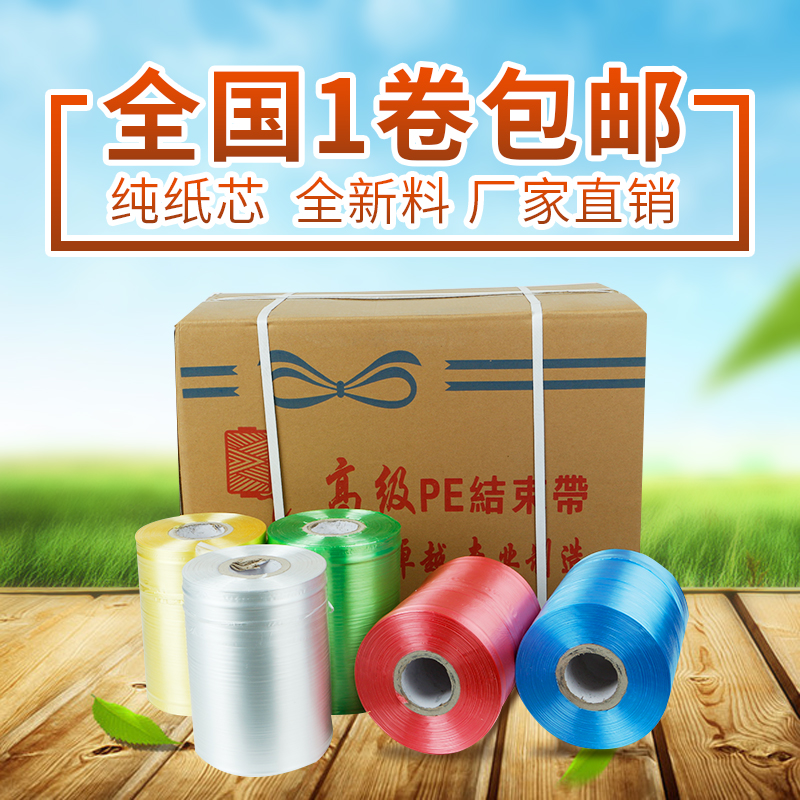 pp brand new material automatic end with handmade plastic tearing with strapping rope packing rope tying rope Ribbon Ribbon