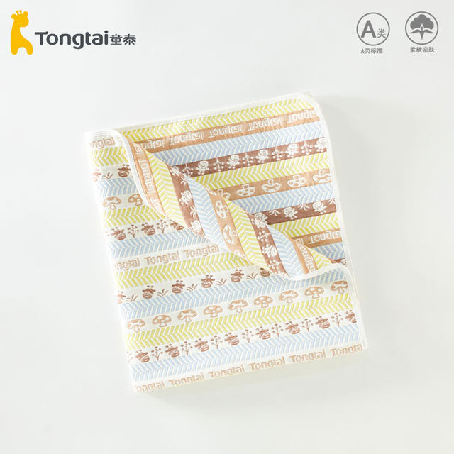 Tongtai gauze soft mat ເດັກນ້ອຍສາມາດນໍາໃຊ້ຜ້າຝ້າຍຫົກຊັ້ນ gauze machine washable summer ຝ້າຍບໍລິສຸດເດັກນ້ອຍ summer ເຄື່ອງປັບອາກາດ