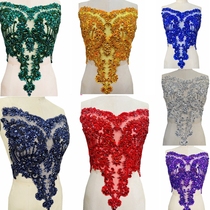 7 Colors Heavy Engineering Nail Beads Hand-sewn Drilling Bright Sheet Bright Diamond Red Gold Blue Green Purple Green Clothing Accessories Patch Luxury Decoration