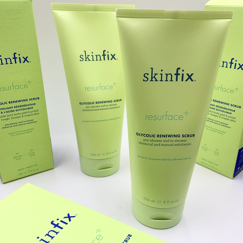 New Product Recommendation: Skinfix Resurface Acid-Based Body Scrub/Aha Exfoliating Body Cream