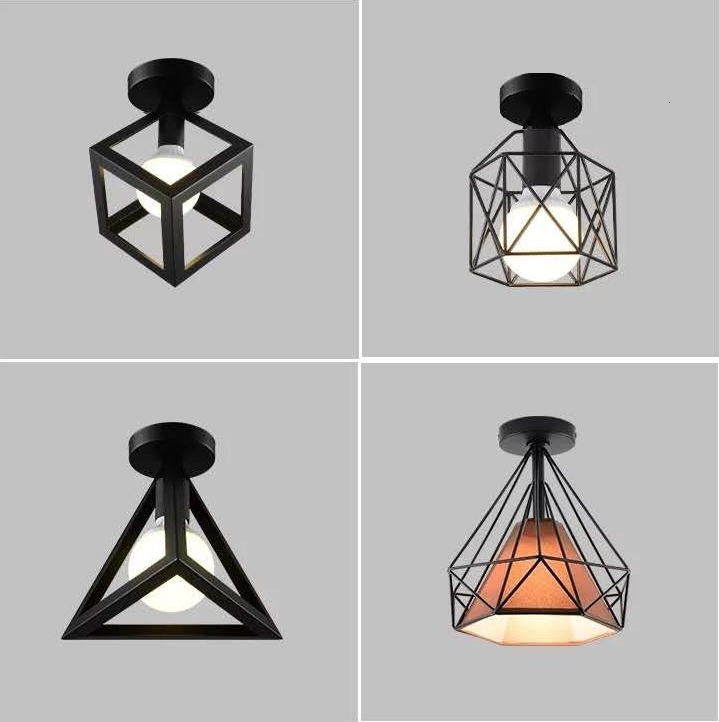 Corridor aisle porch LED light Nordic creative foyer balcony light simple fitting room study single-head ceiling light