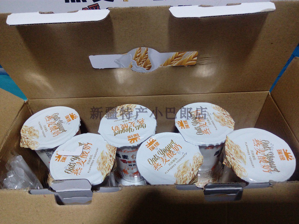 Xinjiang Ruijin Oatar Rice Rice Yogurt Glue Chew and Drink 180 g*12 bottles