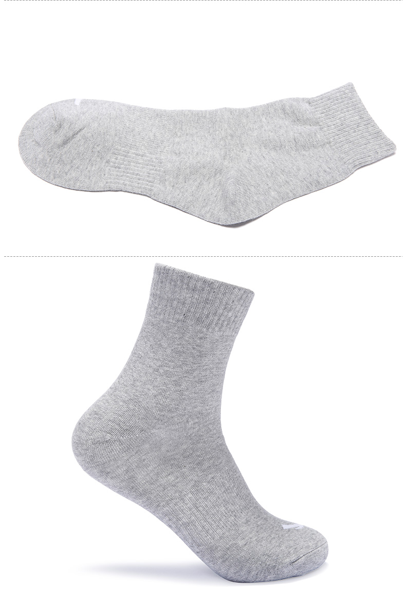 Vớ thể thao Anta vớ nam 2019 xuân mới đích thực thoải mái thấm hút mồ hôi cotton trong vớ vớ phẳng nam tất uniqlo