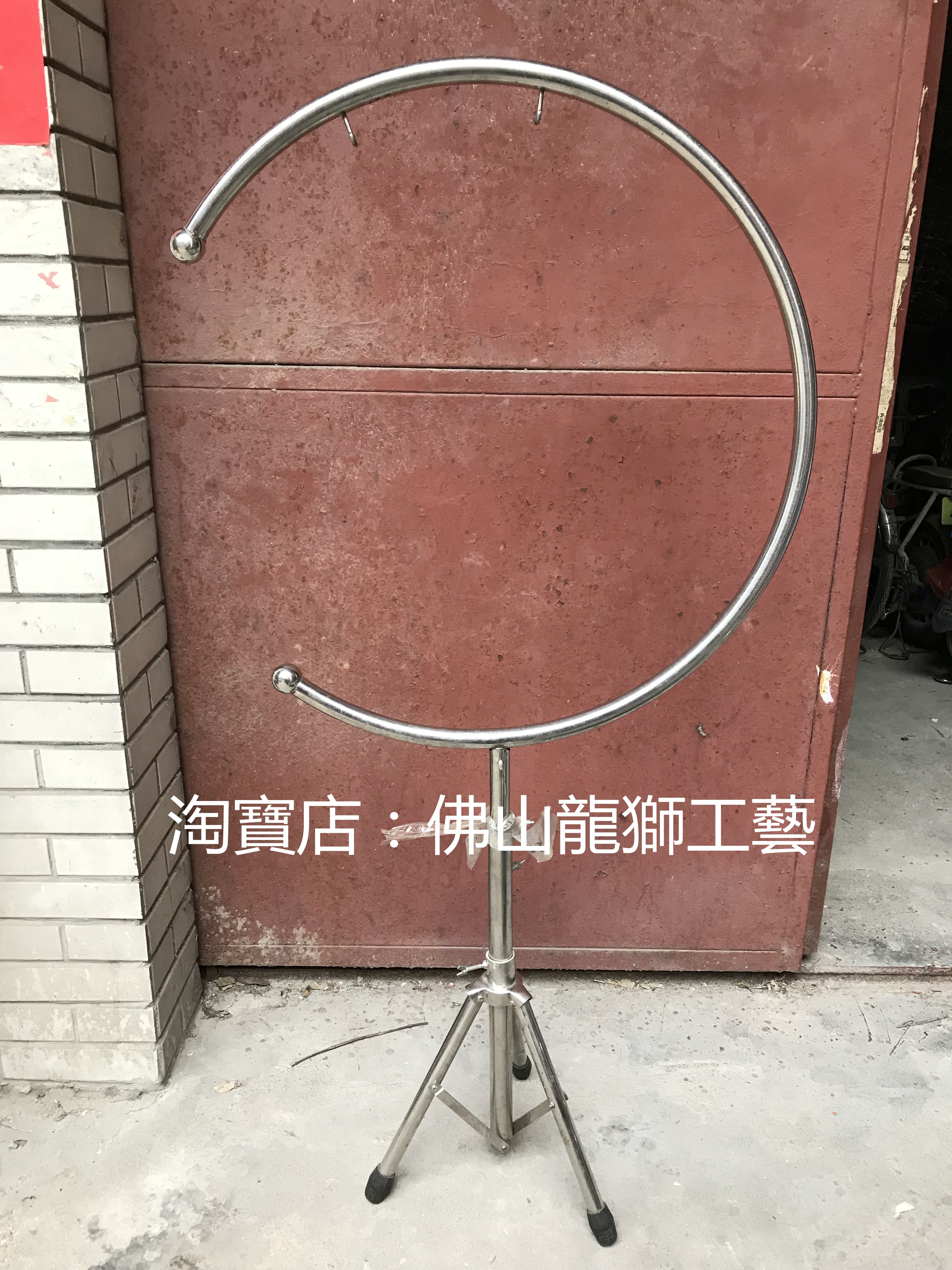 Special telescopic hanging stainless steel gong rack) separate gong rack) gong bracket) lion wake gong rack) lion dance dragon lion