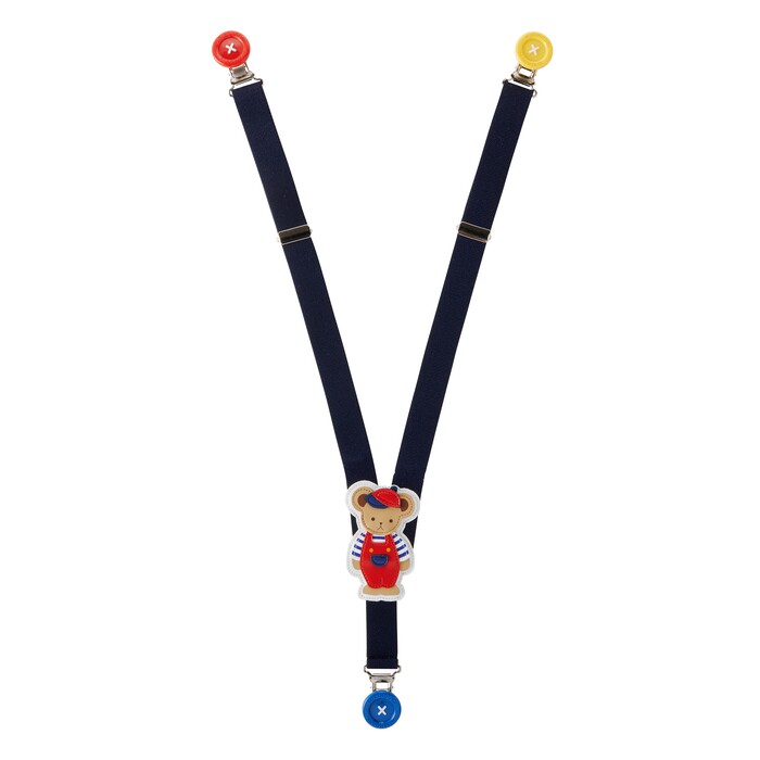 23 years new Japanese mikihouse cute bear strap clip made in Japan 10-8604-498