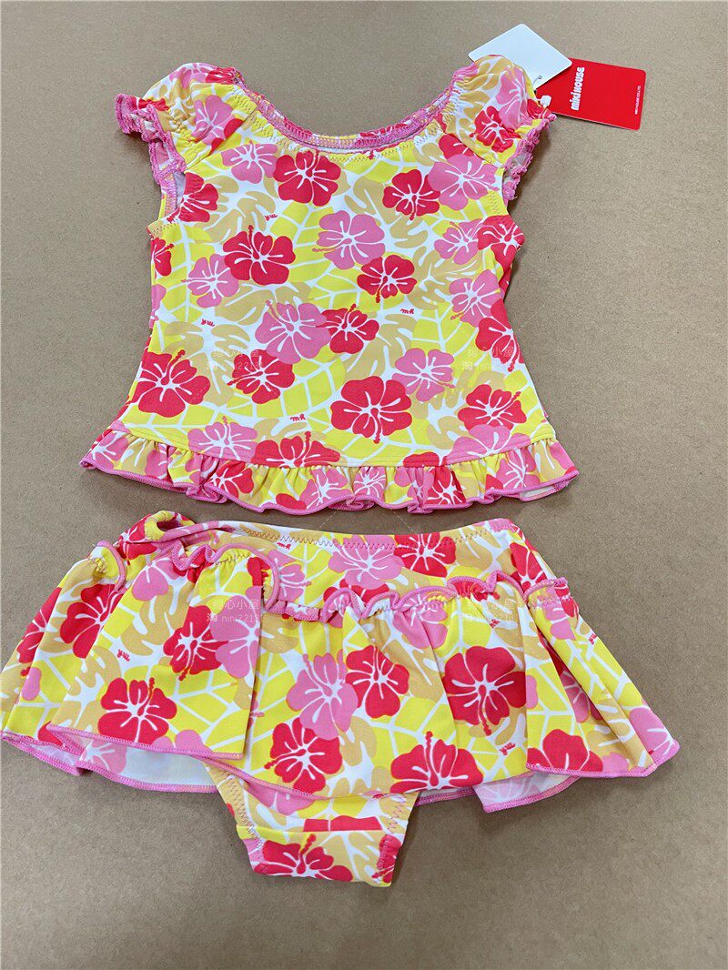 Country now ultra-special price Japan mikihouse Anti-UV Fuso Women's Two-style swimsuit 12-7106-780