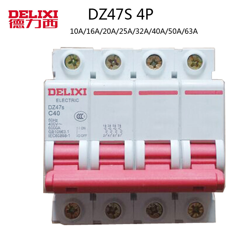  Dracy Small Circuit Breaker DZ47 4P 10A 16A 20A 25A 32A 40A 63A