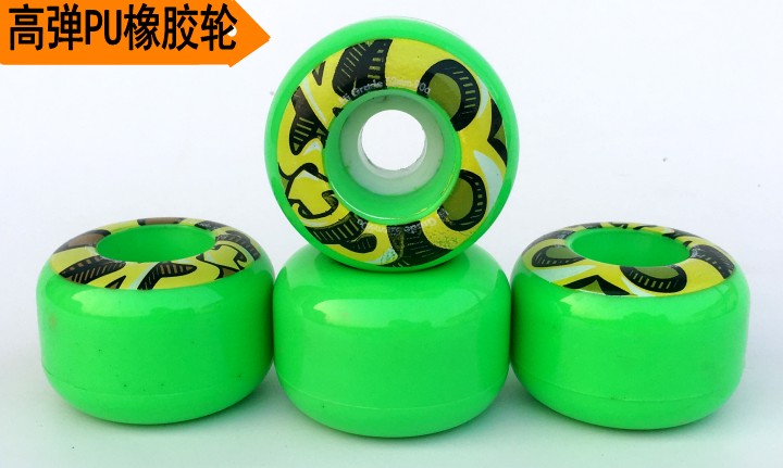 Bánh xe trượt bốn bánh đôi rocker chuyên nghiệp hành động bánh xe cứng bánh xe đường phố bánh xe du lịch ván trượt phổ quát sốc bánh xe đặc biệt - Trượt băng / Trượt / Thể thao mạo hiểm bánh trượt patin