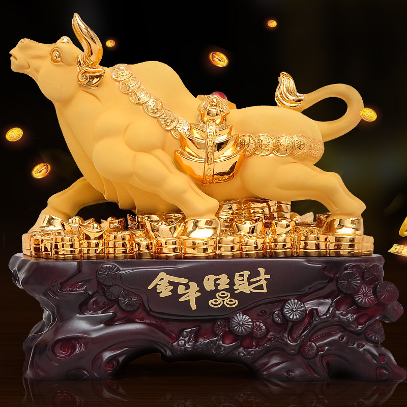 Cow Ornament Opening Housewarming New Home Business Gift Family Home Living Room TV Cabinet Study Office Crafts