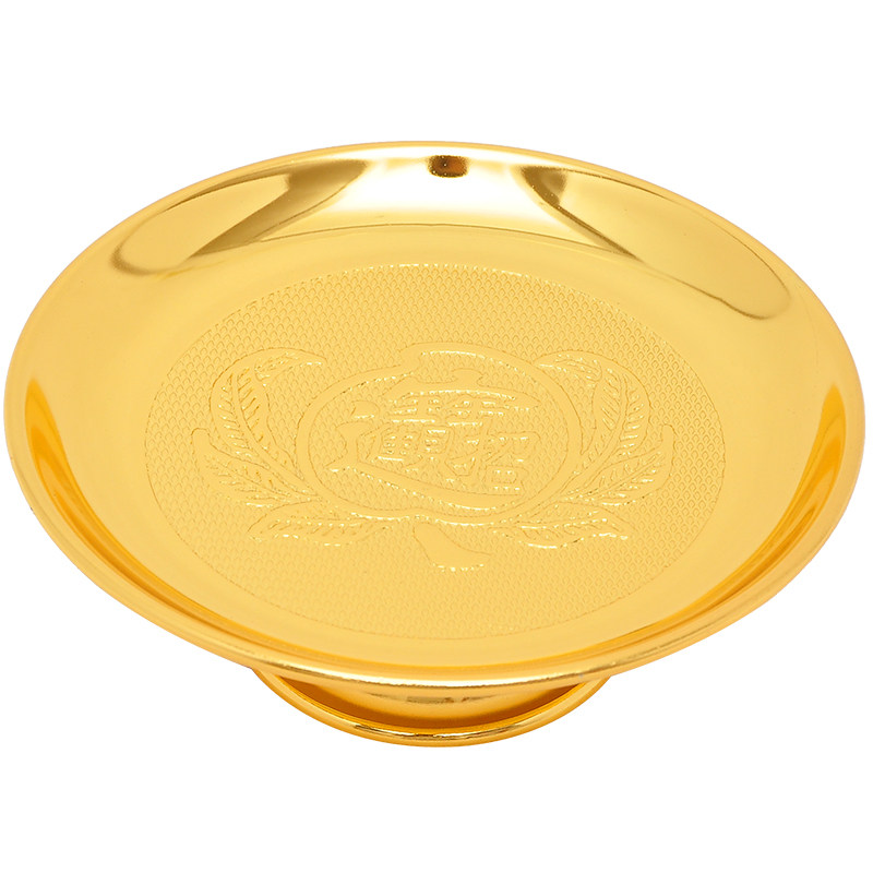 k Gold Guofu Fruit Disk Buddha Buddha for Fruit Disk Household Supply for Buddha