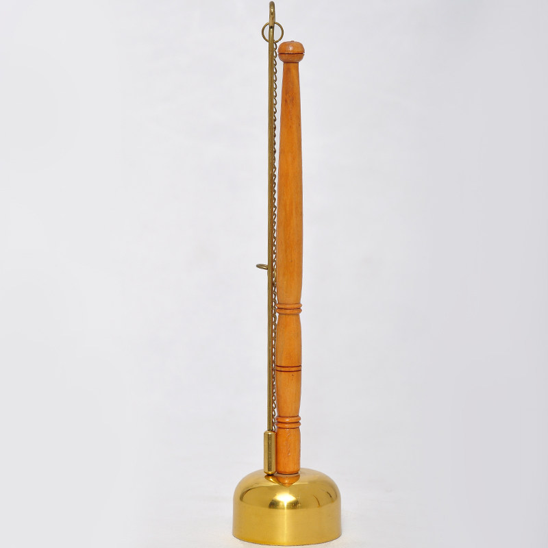 Bronze Buddha Supplies Citation Bronze-exhausted Copper Stones Automatic Flex of Bronze Bell-Brass Bell Handicraft Pendulum