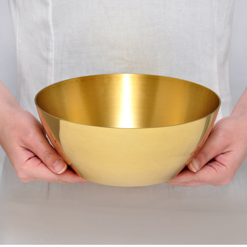 Total Copper Thickened Foru Copper Bowl New House Water Supply Bowl Copper Cutlery Temples Home Household Bowls Feng Shui Swing Accessories Golden Rice Bowls