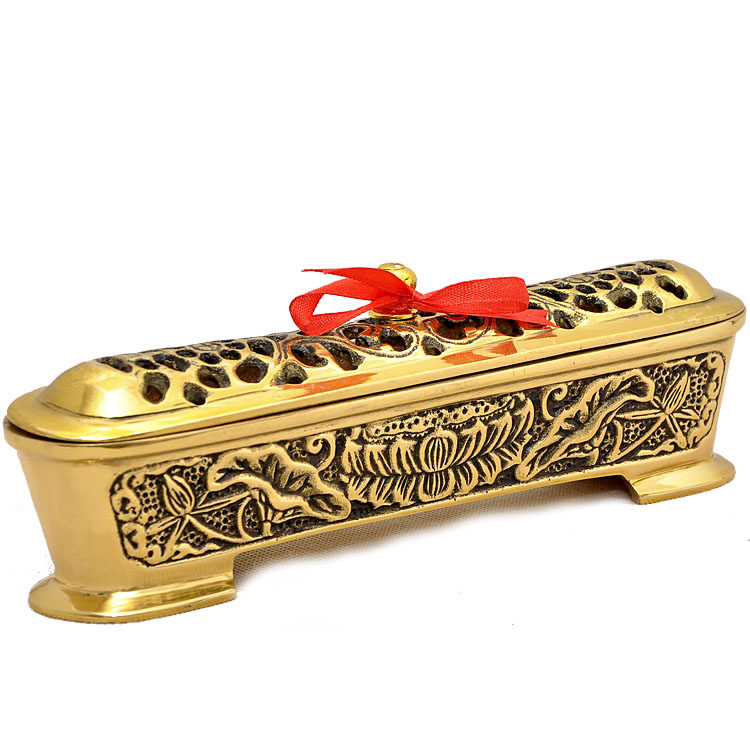 Brass Lotus Wolves Sleeping Oven Copper Sandalwood Stove Copper Sandalwood Stove Home Indoor Parlour Utensils Lavender Furnaces Fudge Furnaces Fudge Furnaces Fudge Furnaces Fudge Furnaces