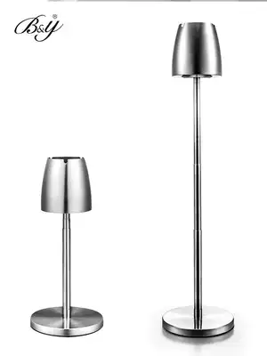 Personalized stainless steel ashtray high foot floor bracket retractable cigarette cup large living room coffee table Home improvement household