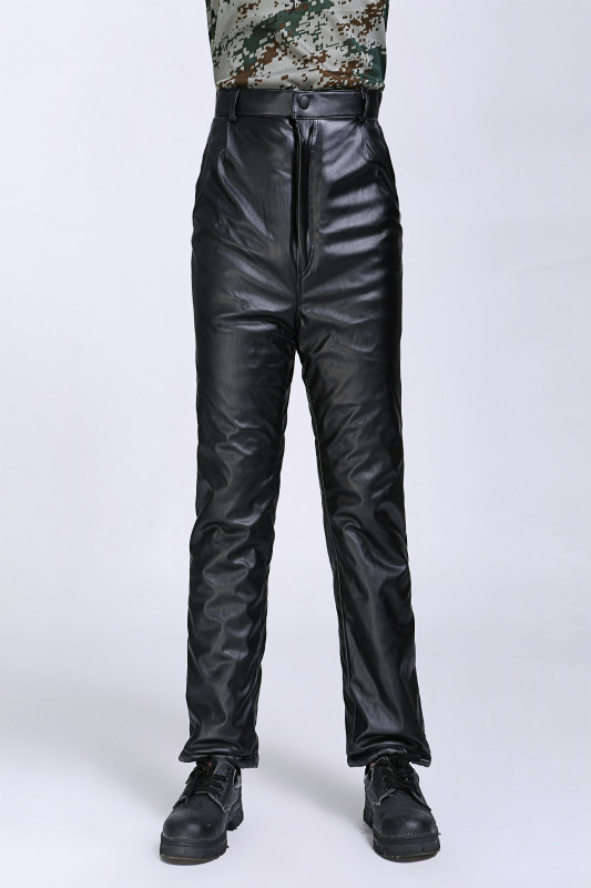 Pantalon cuir homme droit pour hiver - Ref 1478857 Image 23