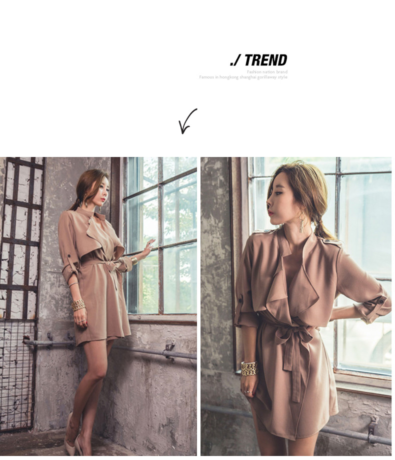 Đầm công sở thời trang áo sơ mi nữ 2019 thu đông nữ mới thon gọn áo sơ mi gợi cảm - Sản phẩm HOT áo đầm dự tiệc tuổi 50