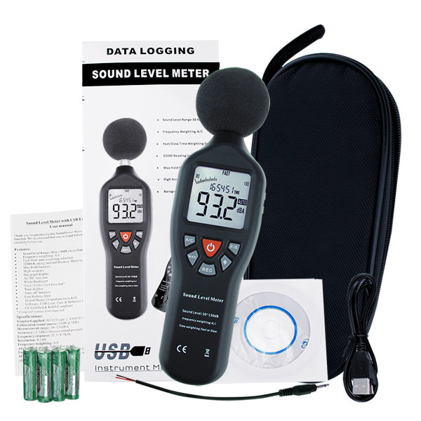 Handheld high - precision digital display sound calibrator sound level meter noise meter decipher