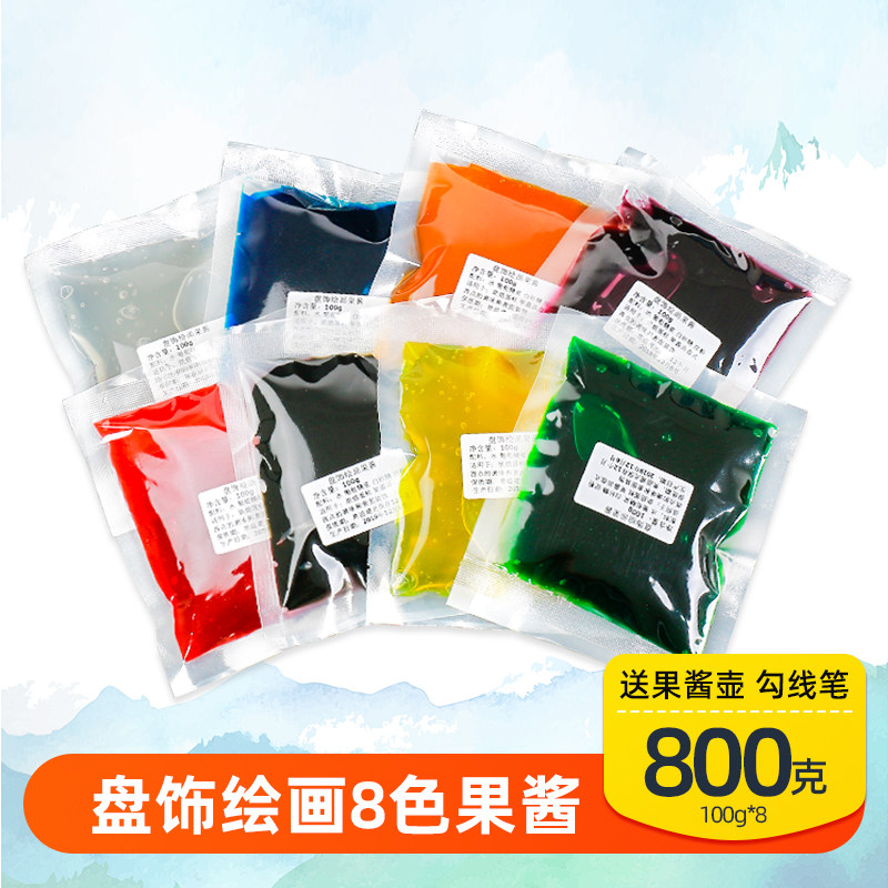 jam painting jam mirror jam paste bright paste plate decoration painting jam pot jam painting pan painting pot